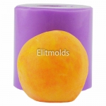 Apricot half with a bone 3D silicone mold