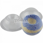 Sphere for bombs with a deepening circle of 110 g plastic mold