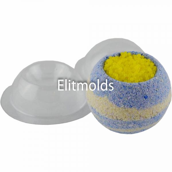 Sphere for bombs with a deepening circle of 110 g plastic mold