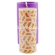 Candle tube pattern 06 3d silicone mold