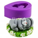 Sleeping Bunny 3D silicone mold