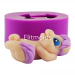 Cute Horse 36 g silicone mold 3D
