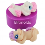 Cute Horse 36 g silicone mold 3D