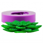 Leaf Cluster for Flower 34 g 3D Silicone Mold