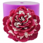 Luxurious Open Peony Celebrity 65 g 3D Silicone Mold