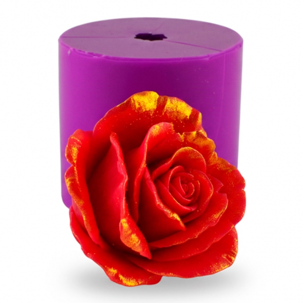 Beverly Rose open bud 90 g 3D silicone mold