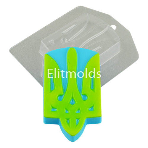 Coat of arms of Ukraine 90 g plastic form