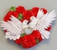 Lovers pigeons silicone mold