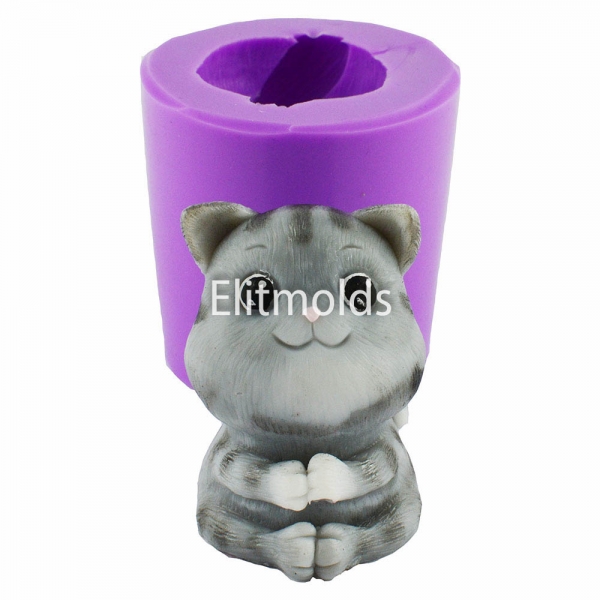 Кот милаха 3D силиконовая форма