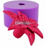 Лилия Монте Негро раскрытая 3D силиконовая форма