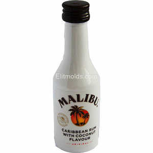 Бутылка ликера Malibu 3D силиконовая форма
