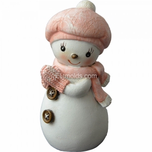 Снеговичок Abby 3D силиконовая форма
