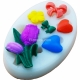 Mold 008 Tulip and Heart