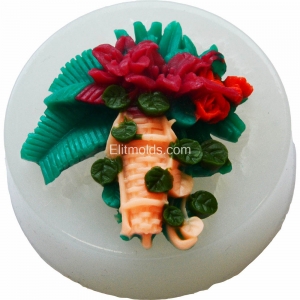 Mold 047 Basket with flowers