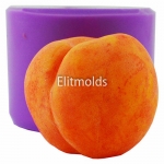 whole peach 3D silicone mold