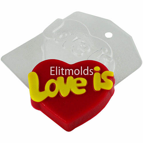 Heart love is 83 g Plastic mold
