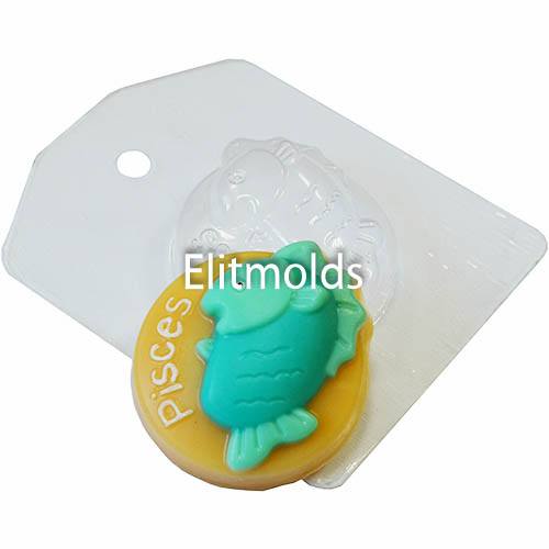 Zodiac pisces (fish) 49 g Plastic mold