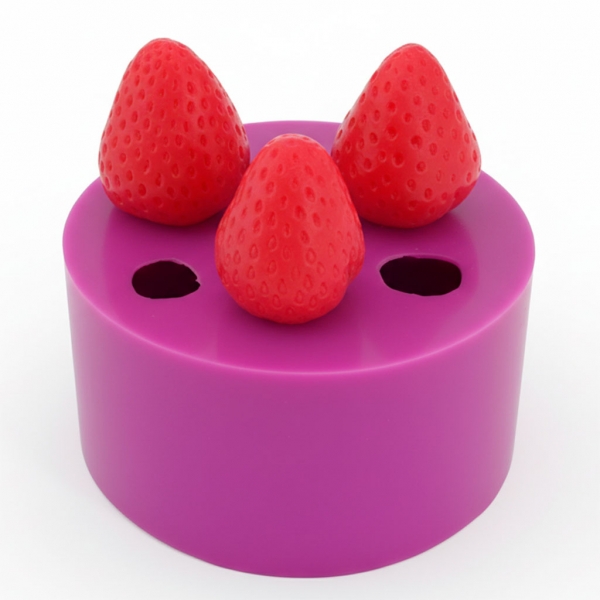 Strawberries set of 3 pcs 10 g silicone mold 3D