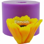 Small chamomile bud 3D silicone mold