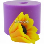 Small chamomile bud 3D silicone mold