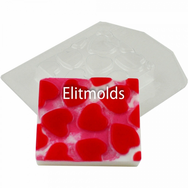 Hearts 70 g Plastic mold