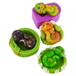 Snake cutie 30g 2D silicone mold